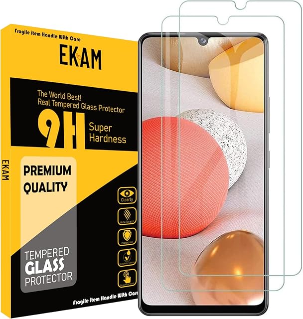 [2 Pack] Tempered Glass Screen Protector For Samsung Galaxy A42 5G, Scratch Resistance Protection 9H Hardness Compatible with Galaxy A42 5G