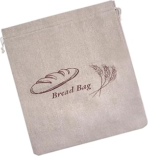 Leinen Brotbeutel Mit Großem Fassungsvermögen Und Innenfutter Feuchtigkeitsbeständige Sauerteig Aufbewahrungsbeutel Praktische Tasche Mit Kordelzug Selbstgemachte Aufbewahrung