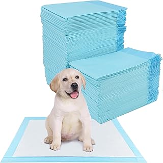 YAMAIDUO 100 Stück Trainingspads für Hunde und Welpen, 33 x 45cm Welpen Unterlagen, PIPI Matten für Hunde, Welpenunterlagen Auslaufsicheres 5-lagiges Design, mit Schnell Trocknender Oberfläche product image