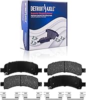 Vista 48 de Detroit Axle - Pastillas de freno para Dodge Dart 2013-2016 2014 2015 pastillas de freno de cerámica con reemplazo delantero y trasero de hardware