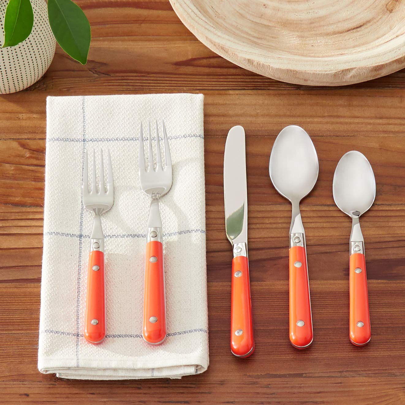 Amazon.com | Ginkgo International Le Prix 20-Piece Stainless Steel