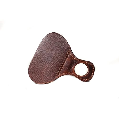 Shatterproof Archery Tab | 3 Under Tab | Traditional Finger Tab | Finger Guard | Finger Protector | Chrome Tan Leather