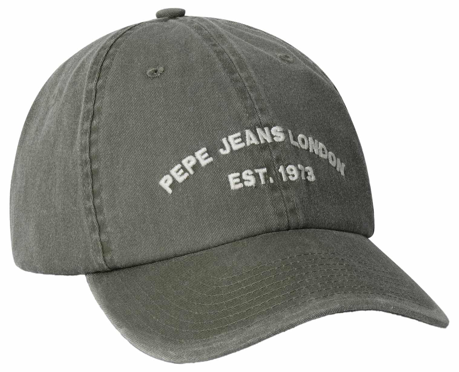 Pepe Jeans Męska czapka Ever, zielona (Olive Green), jeden rozmiar