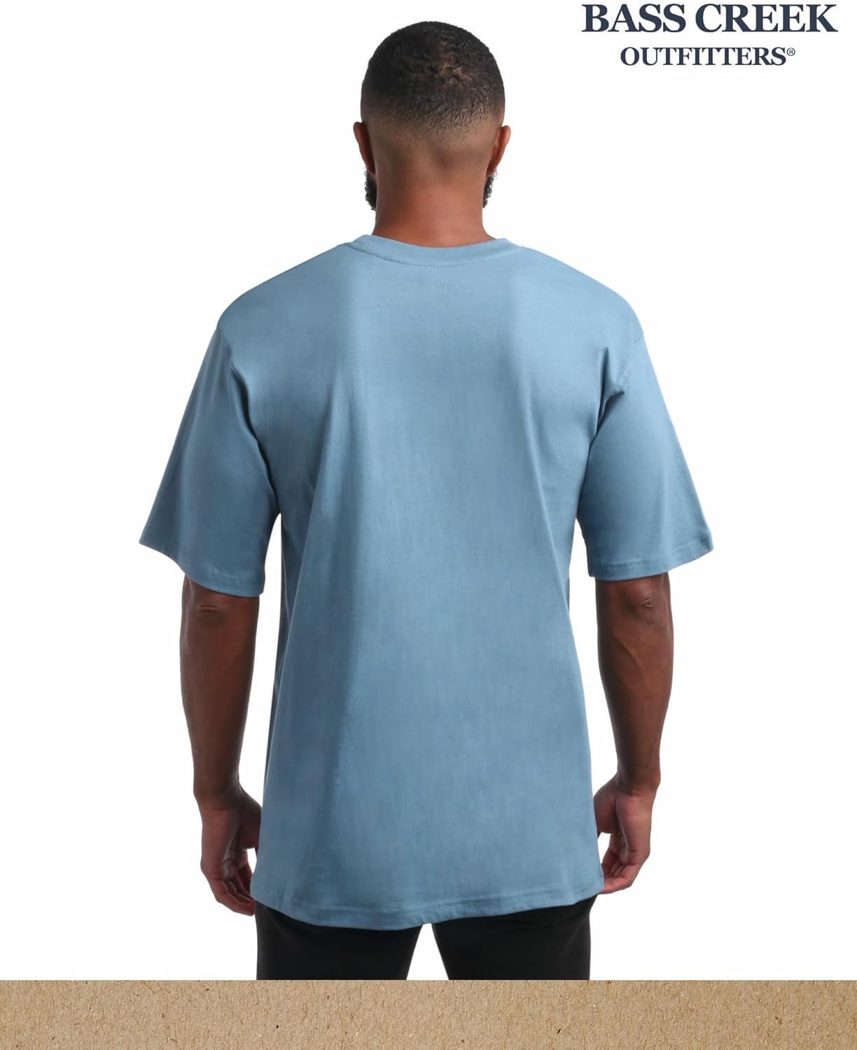 Bass Creek Outfitters Mens Pocket Tee Shirts - Heavyweight Shirt Cotton Crewneck Casual Short Sleeve Work Shirts for Men - Image 6
