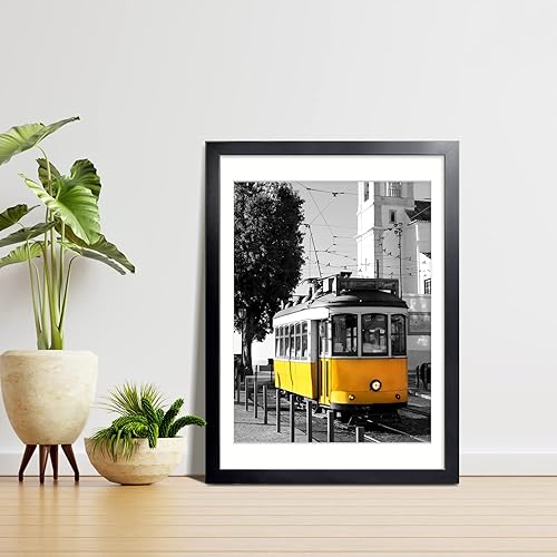 Miniatura 5 de LaVie Home Marco para póster de 20 x 28 pulgadas, color negro, para exhibir imágenes de 18 x 24 pulgadas con paspartú o de 20 x 28 pulgadas sin