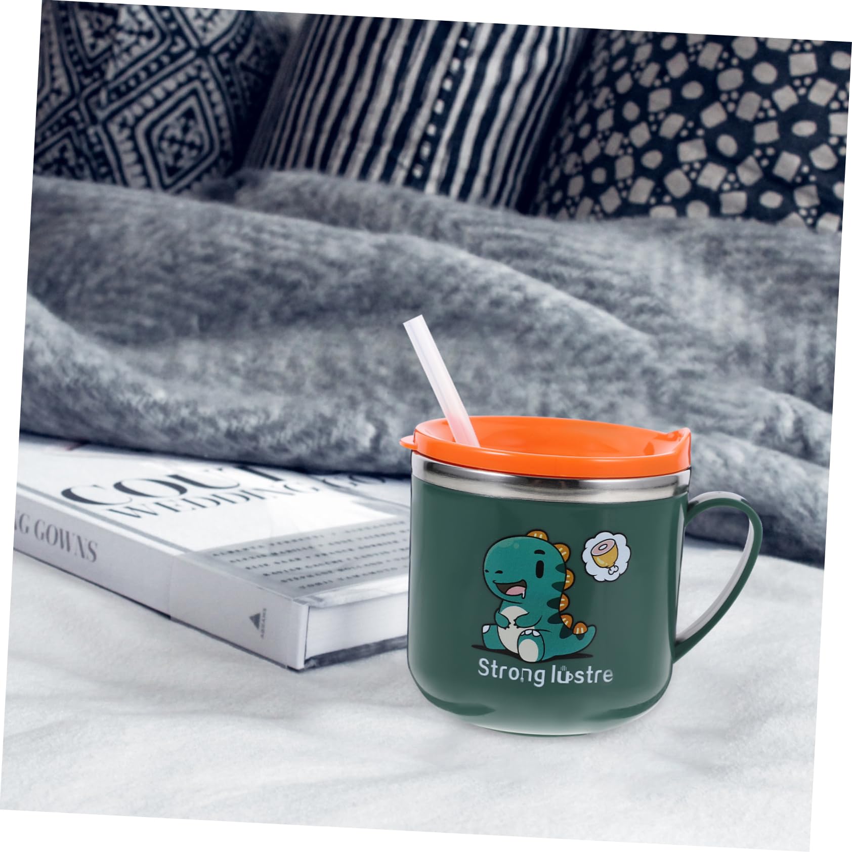 Tazza Bambini 150ml In Silicone - Con Cannuccia E 2 Manici, BPA Free, Per Svezzamento - Foto 10