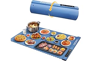Electric Warming Tray- Premium Silicone Heating Mat for Food