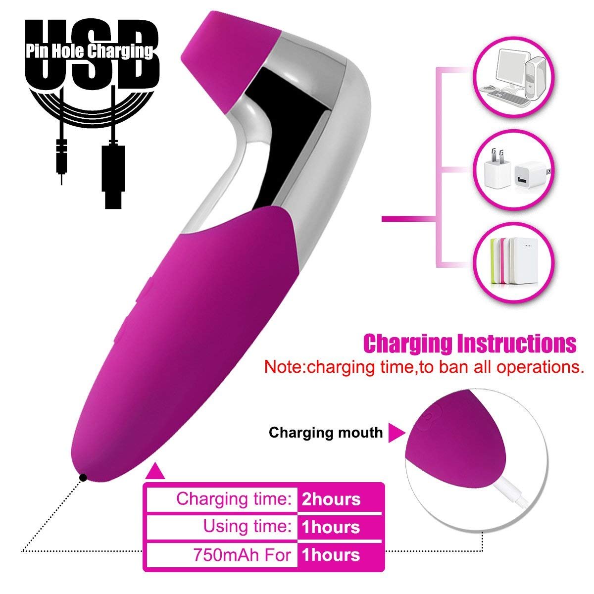 Urlovery Mujeres viberate Toys Oral Sex Licking Lengua ...