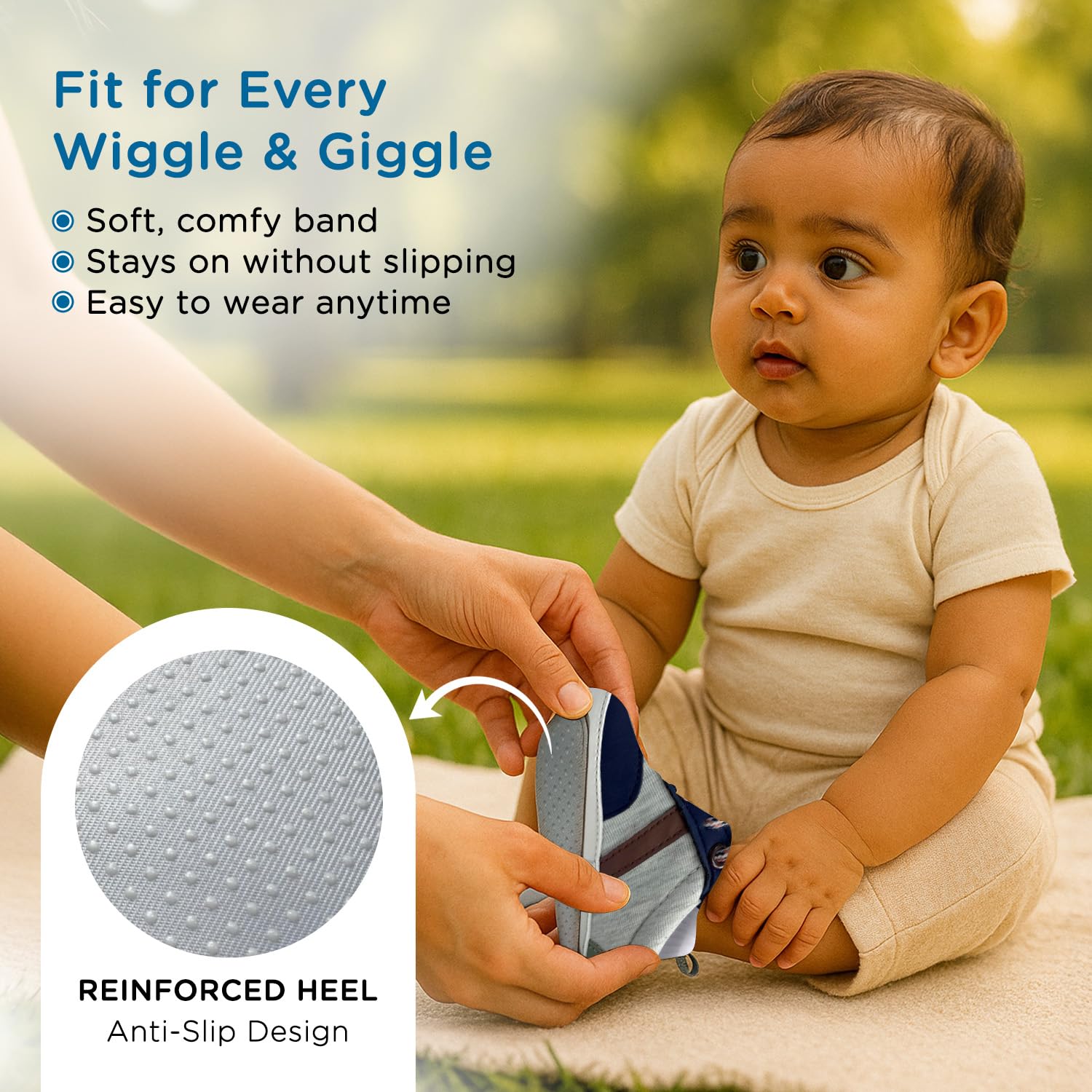 Mee Mee Soft Light Weight Booties | Unisex Shoes | Anti Skid | Attractive Colors & Designs | 6 Months + - Image 3 thumbnail
