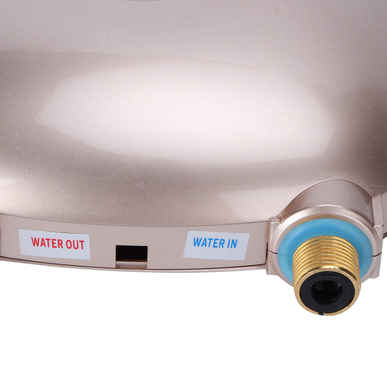 Alomejor Water Heater 6500W, High Efficiency (GOLD) | Raccordi in ottone durevoli, visualizzazione della temperatura in tempo reale, installazione ecologica e facile, sensori di