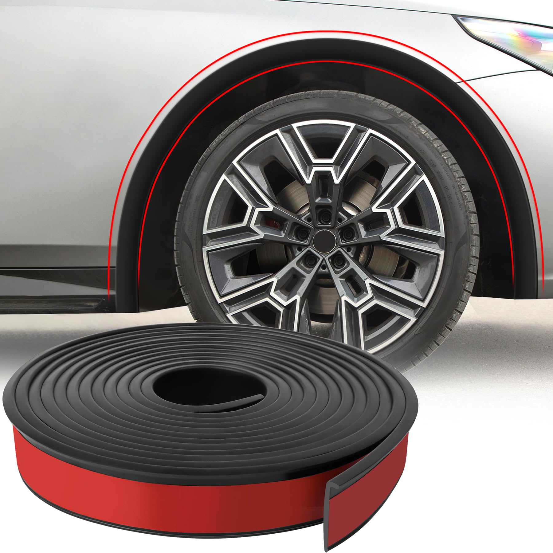 Snapklik.com : 20FT Car Wheel Eyebrow Arch Trim, Fender Flares ...