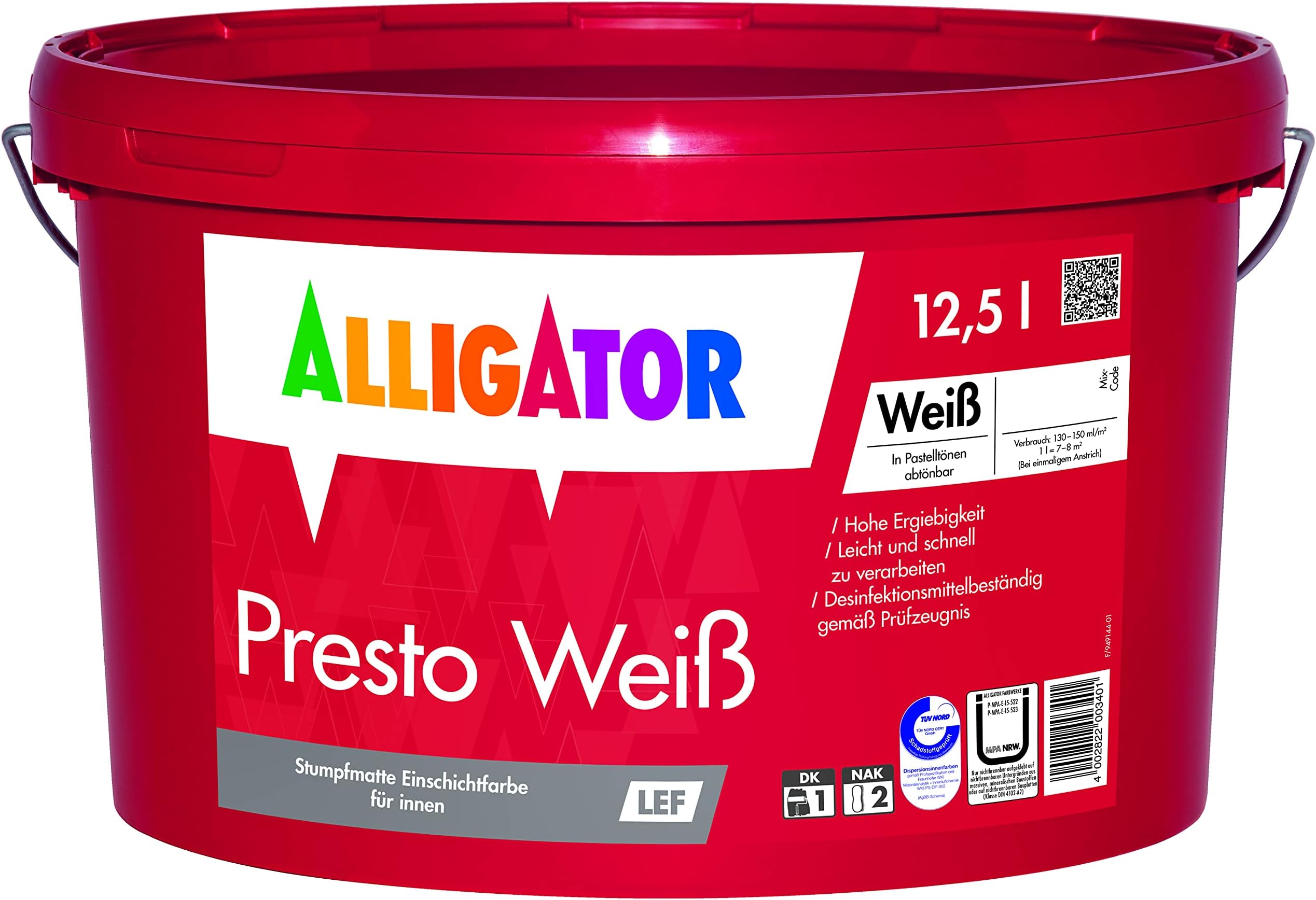 Presto Weiss Alligator