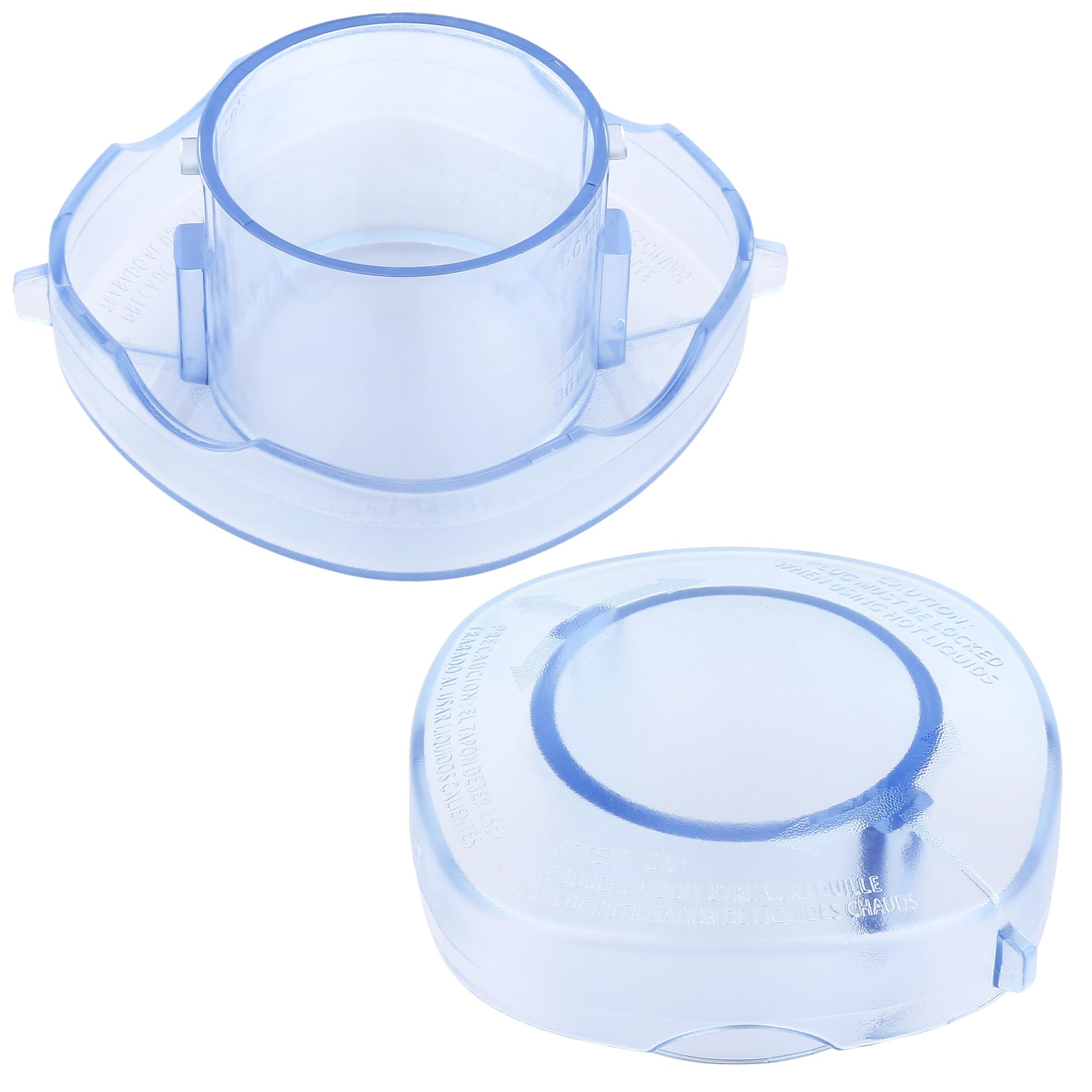 Photo 1 of 2-Pack Lid Plug Replacement for Vitamix 64oz High Profile Container - Compatible with Drink Machine 2 Speed, Vita Prep, Vita Prep 3, and XL Blender - Durable BPA-Free Blender Accessories Parts