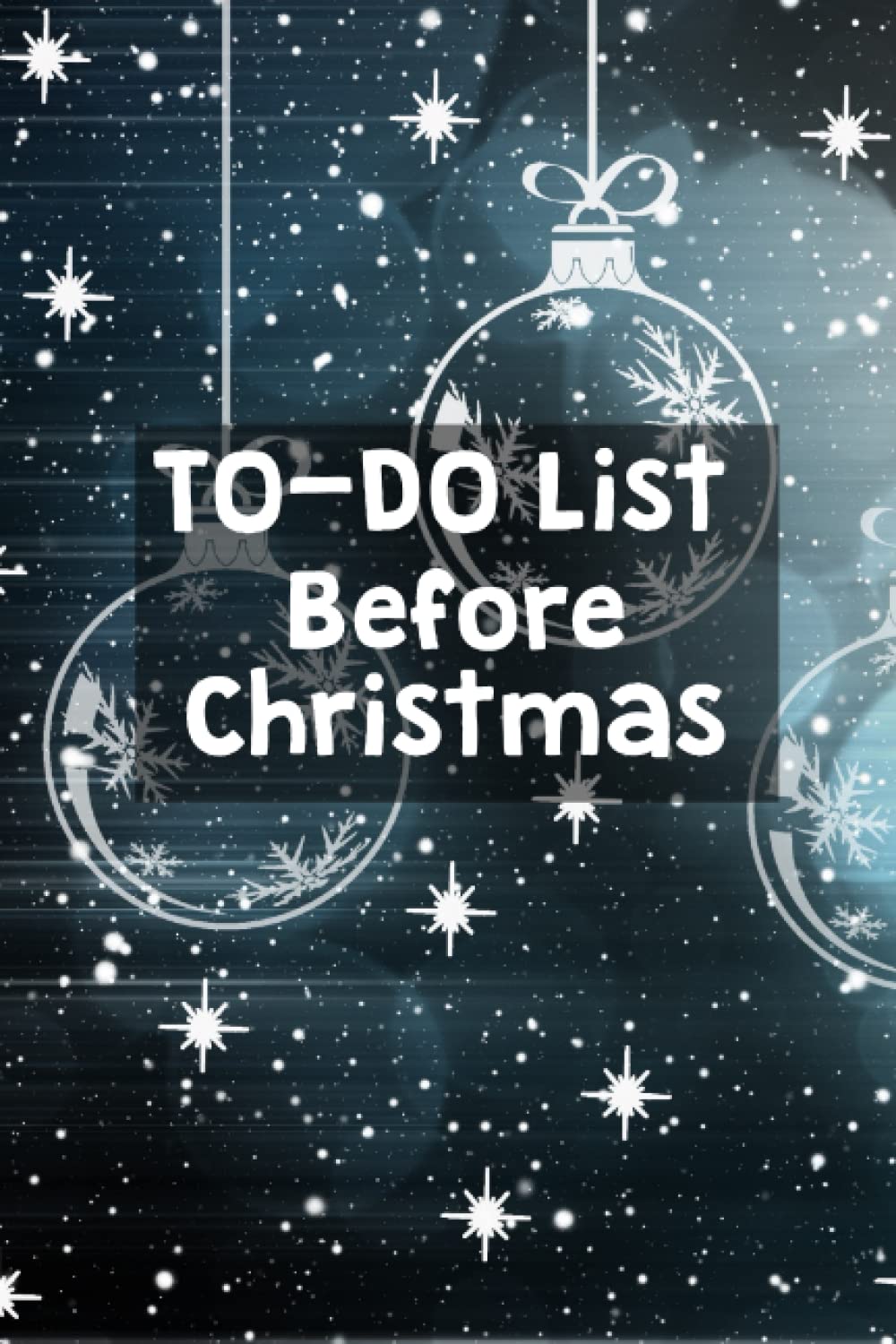 To-Do List Before Christmas: Simple Notebook for Grid Matrix, To Do and Important to record Before Christmas, Undated Daily Task Planner, 6"x9", X'mas Theme