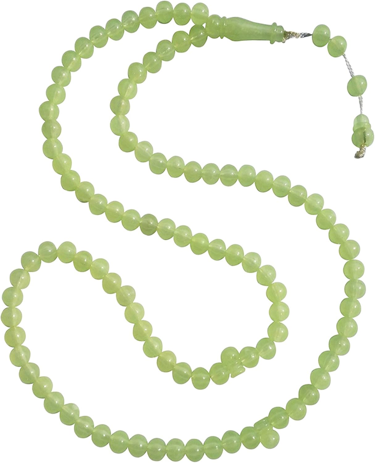 Glow-in-The-Dark Plastic Tasbih with 8mm Beads - Sturdy Prayer Beads - Fits Over The Head