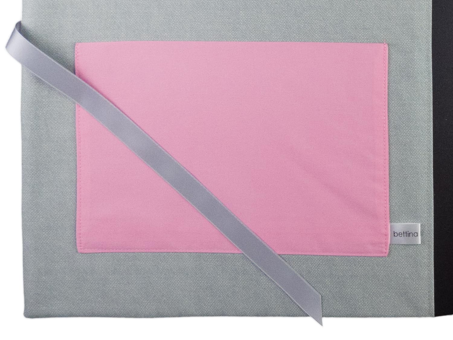 bettina bruder - Sammelmappe DIN A3 - innen 30 Sichthüllen - Uni rosa - innen grau