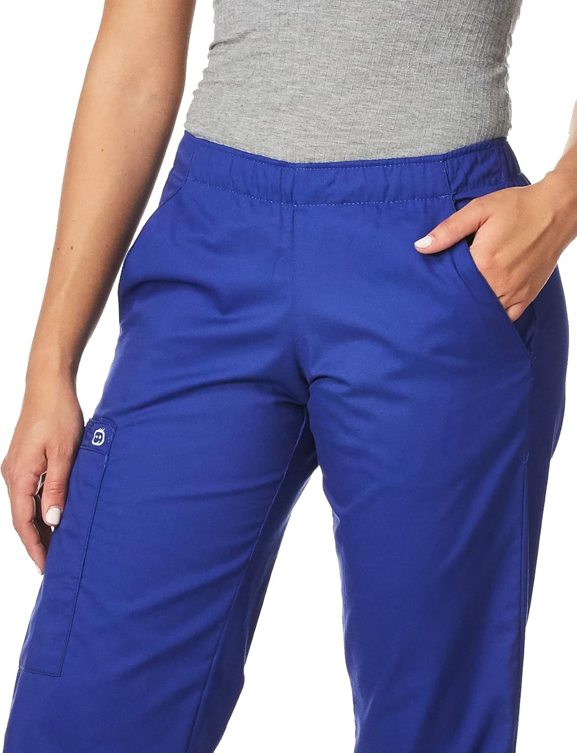 WonderWink Women's Tall Wonderwork Women's Pull-On Cargo Scrub Pant Tall - Image 3