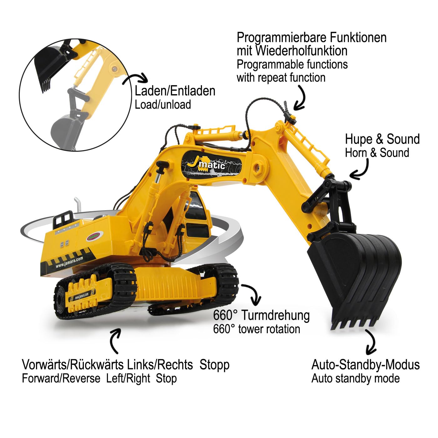 Jamara - Excavador J-Matic 2,4 GHz (404920)