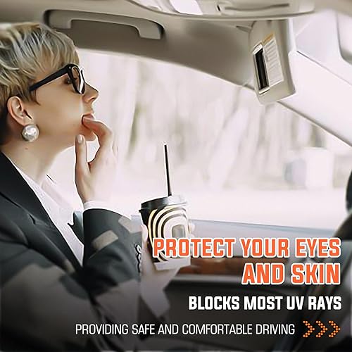 Miniatura 7 de Youxmoto Para Toyota RAV4 2006-2013 - Visera solar para el lado izquierdo del conductor y el lado derecho del pasajero, reemplaza # 74320-42501-B2,