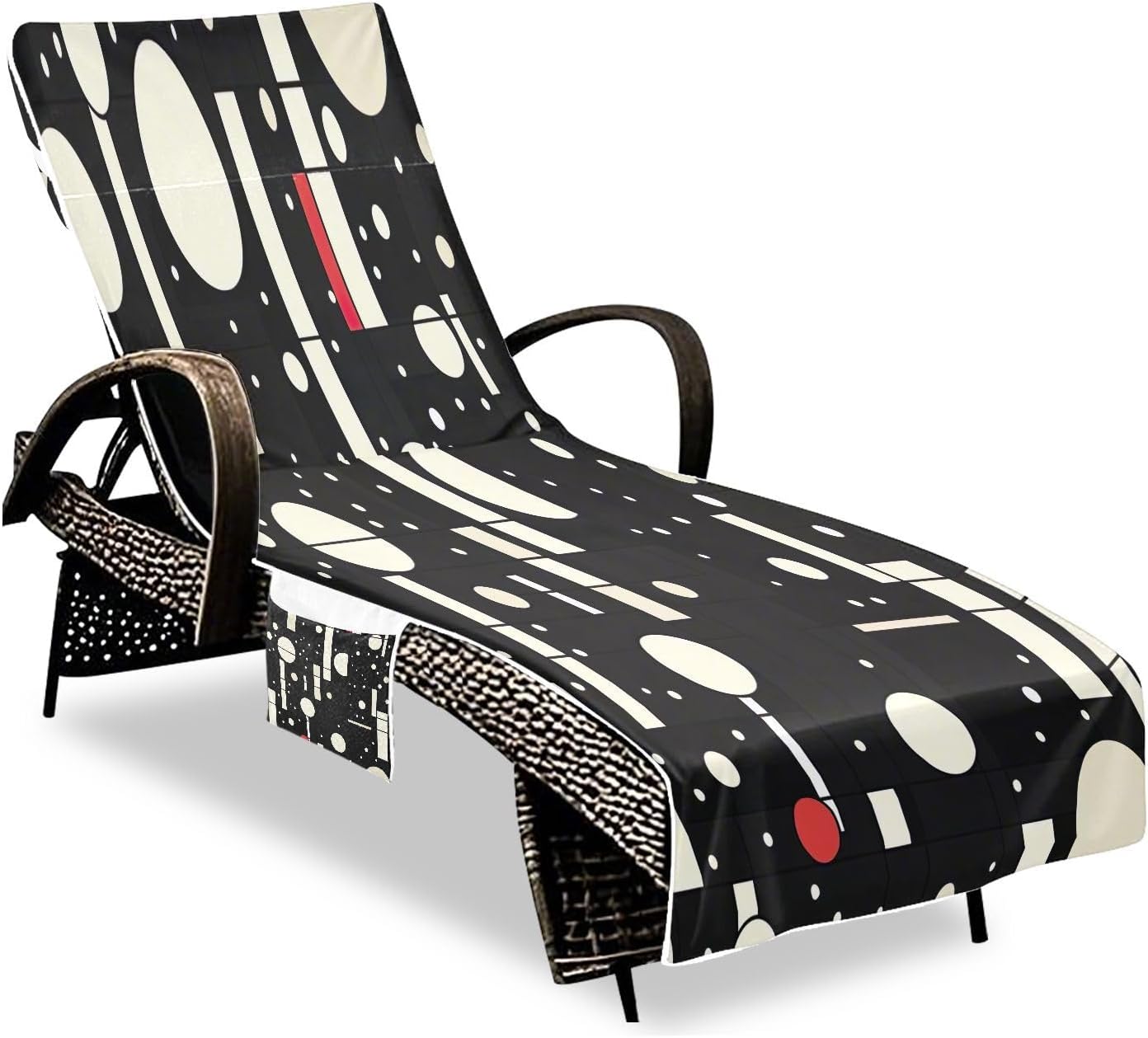 FRMG Abstract Geometric Patio Chaise Lounge Covers Beach Chair Cover Beach Chair towel lounge chair towel cover A0900347a
