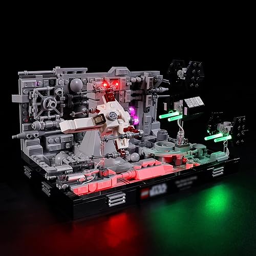 LIGHTAILING Luz LED para Lego 75329 Death Star Trench Run Diorama Building Blocks Model - No incluye el juego de modelos