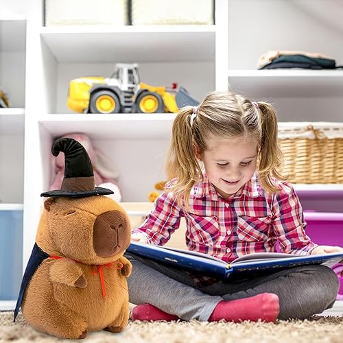 Miniatura 2 de Ditucu Lindo peluche Capybara con auriculares de 13 pulgadas súper suave Capibara de peluche, juguetes de peluche, regalos para abrazar para niños,