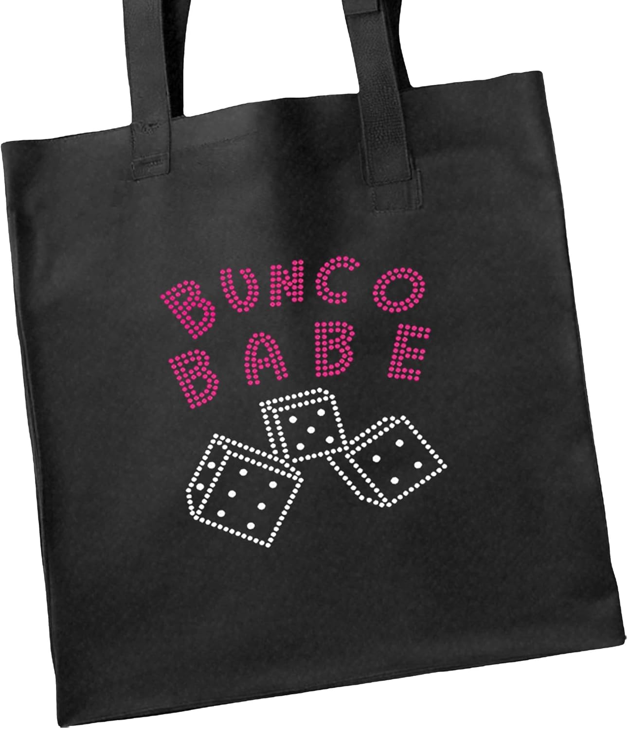Bunco Babe Complete Game Set with Roll Bunco Plates – Bunco Party Supplies Bundle Featuring Bunco Babe Tote Game Kit + Roll Bunco 8" Plates