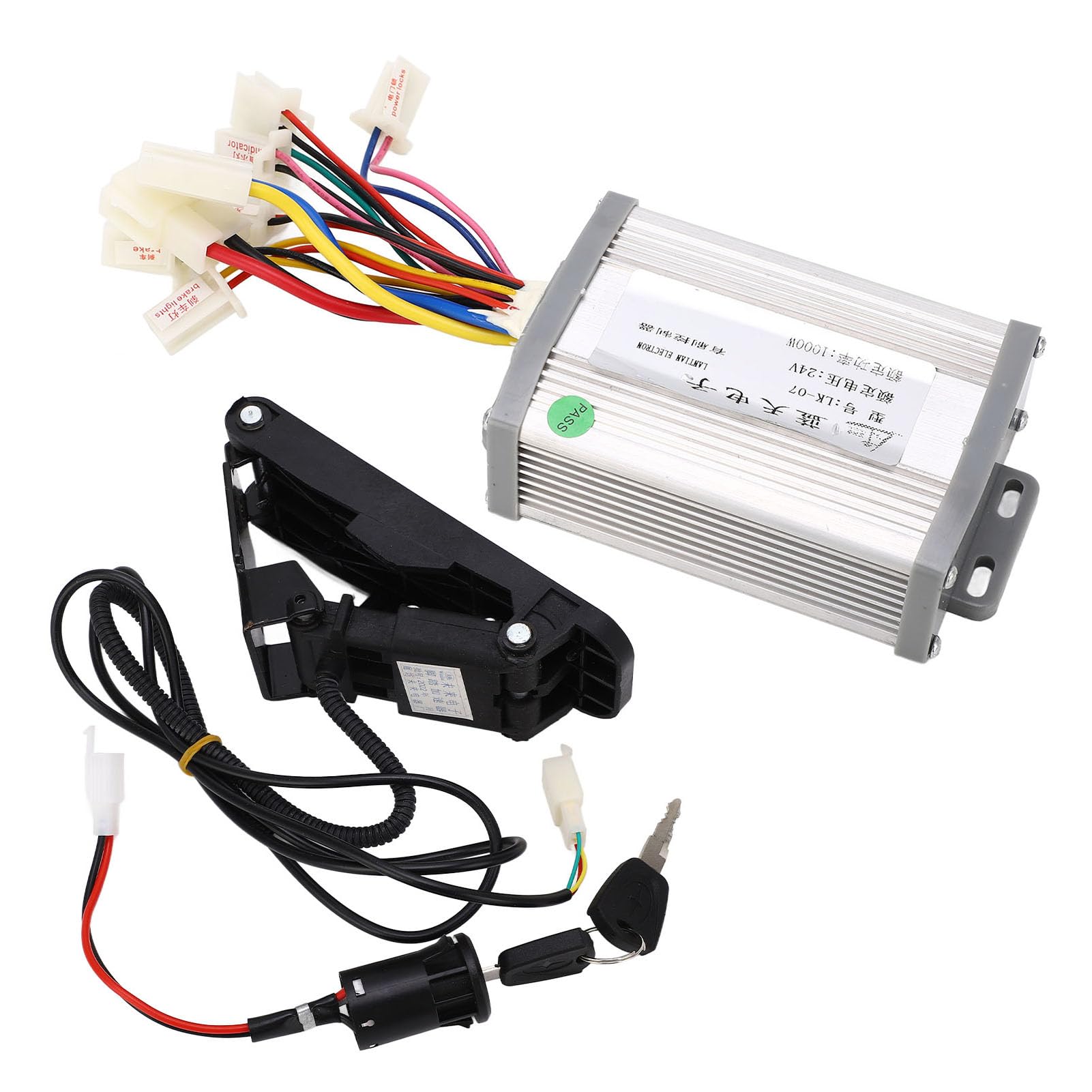 Haofy 24 V 1000W Gebürstete Elektrofahrradsteuerung mit Pedal -Drosselklappen -Kit für Stabil