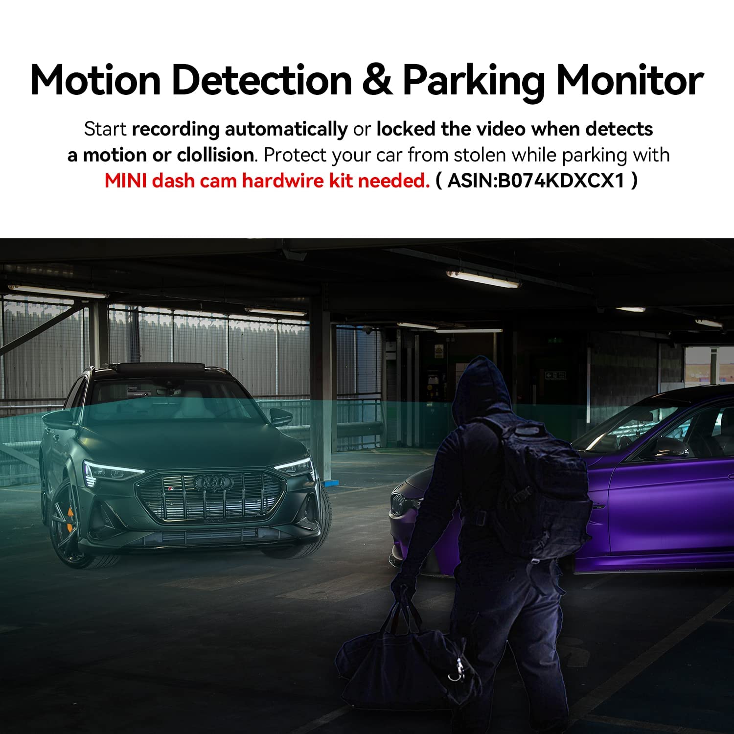 Diagram illustrating the loop recording process of the dash cam