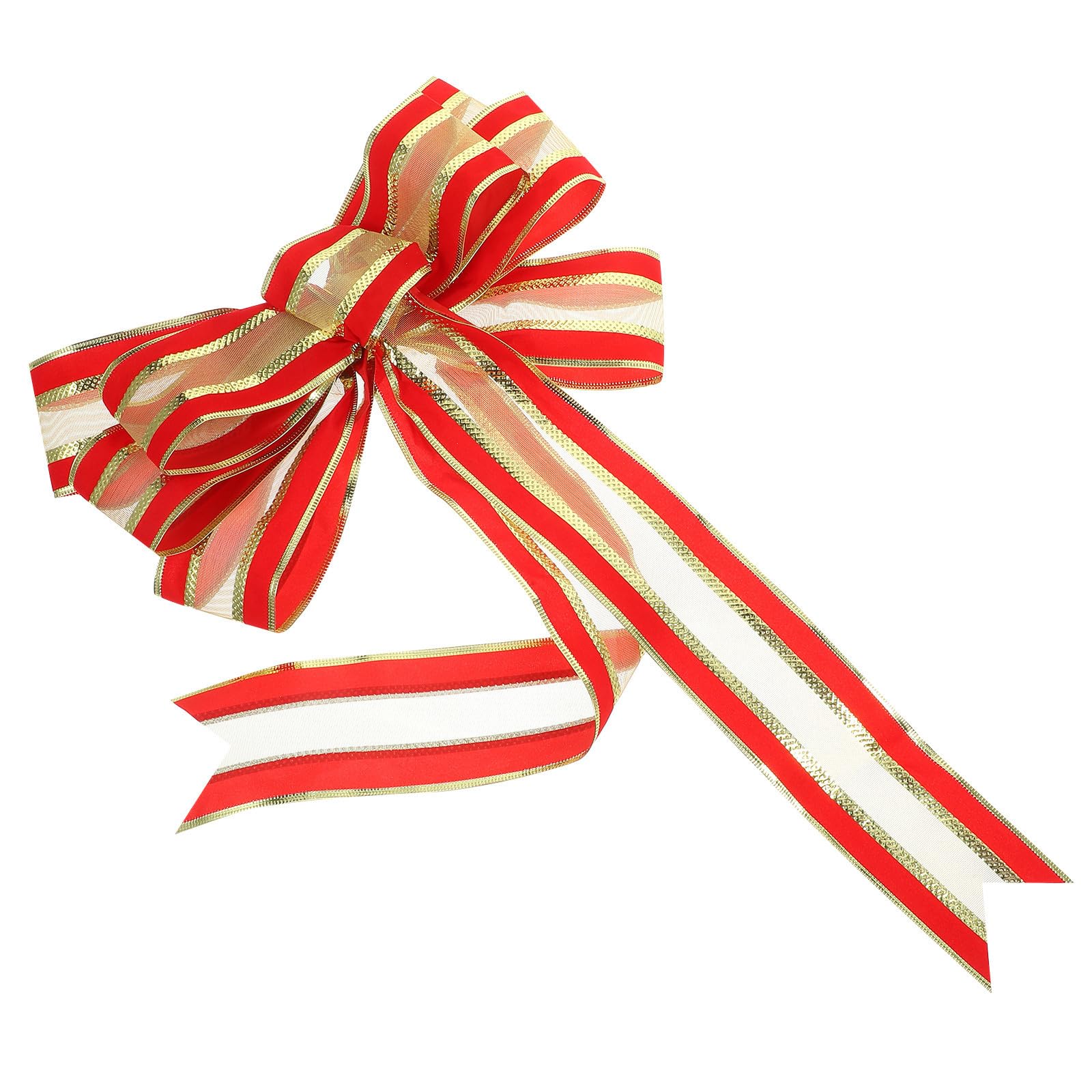 Toyvian 5 Stück Große Christbaumschleife aus Gewebe für Heimpartys und