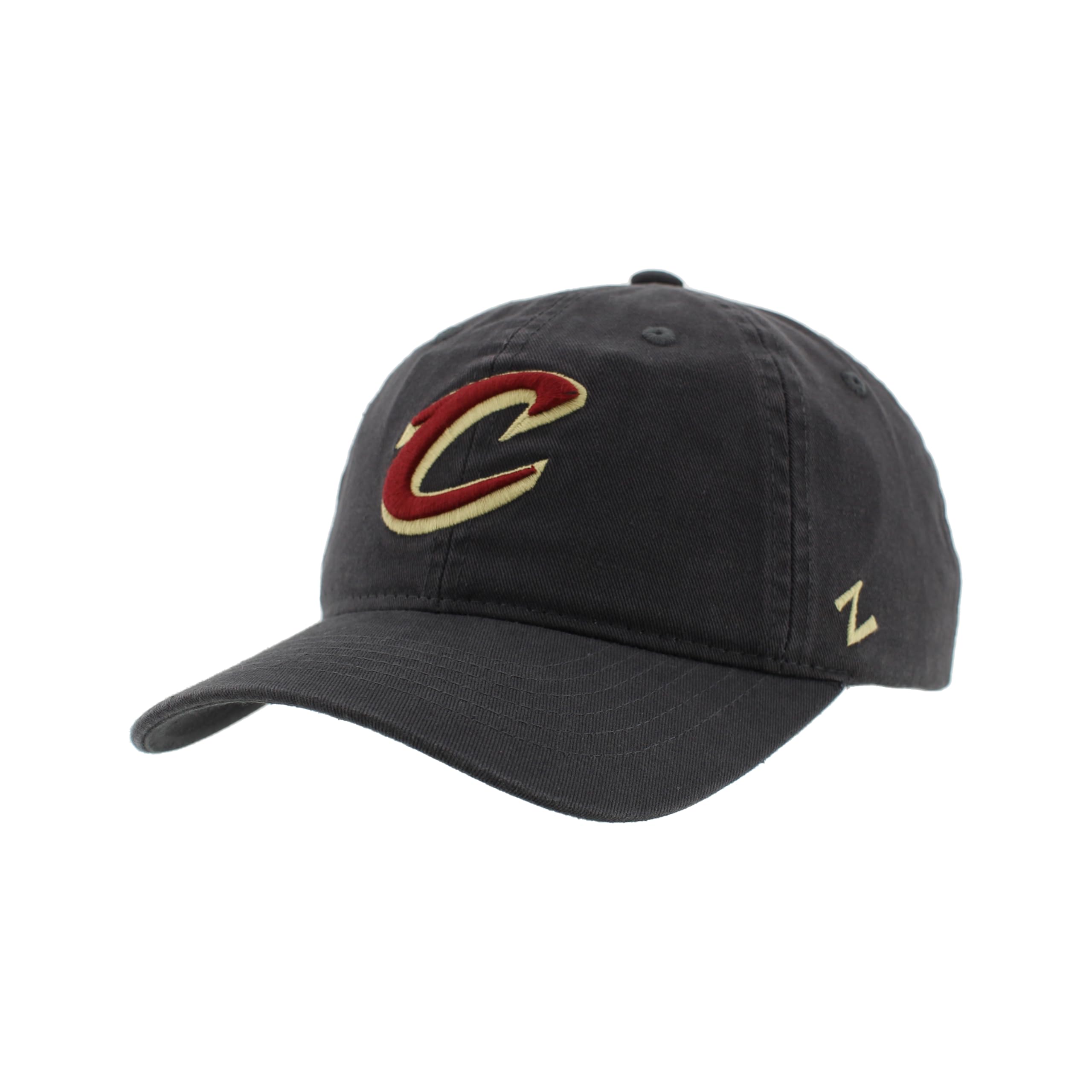 ZHATS Unisex's NBA Officially Licensed Adjustable Hat Scholarship Icon Charcoal Baseball Cap, One Size