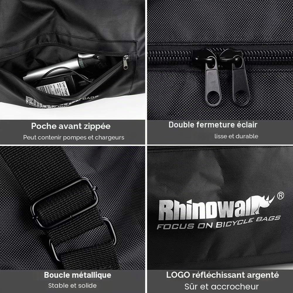 Rhinowalk Sac de Transport Pliable pour Scooter électrique Xiaomi Mijia M365 étanche et Portable pour Scooter électrique Sac de Rangement Housse Sac à Main Sac à bandoulière
