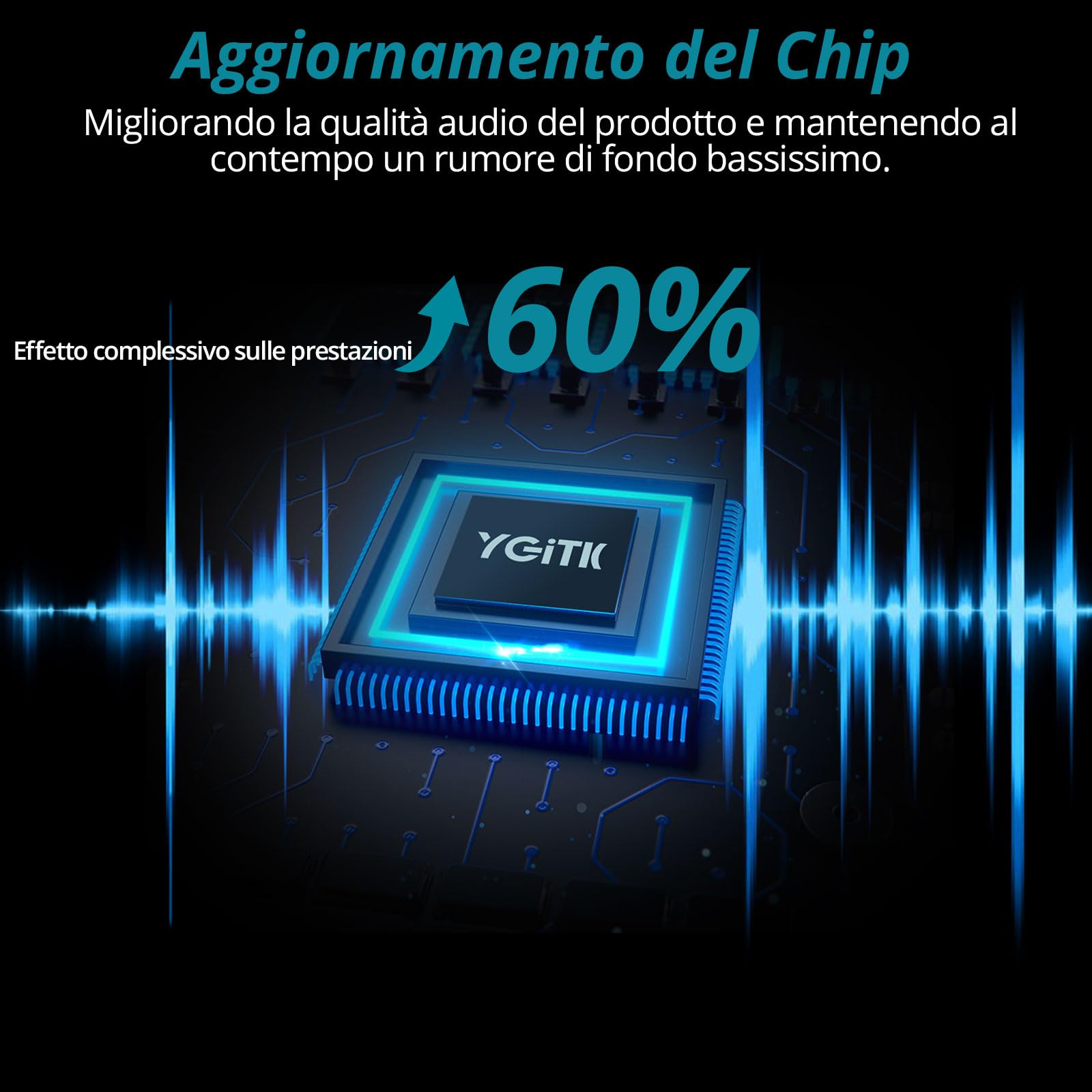 Amplificatore per Cuffie Professionale 4 Canali Audio Mono/Stereo con Ingressi 3,5 mm/6,35 mm per Club, Bar, Mixer