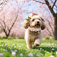 Vista 11 de Aring Pet Collar de algodón, ligero y ajustable, con hebilla de liberación rápida para perros pequeños, medianos y grandes, para cachorros, XS