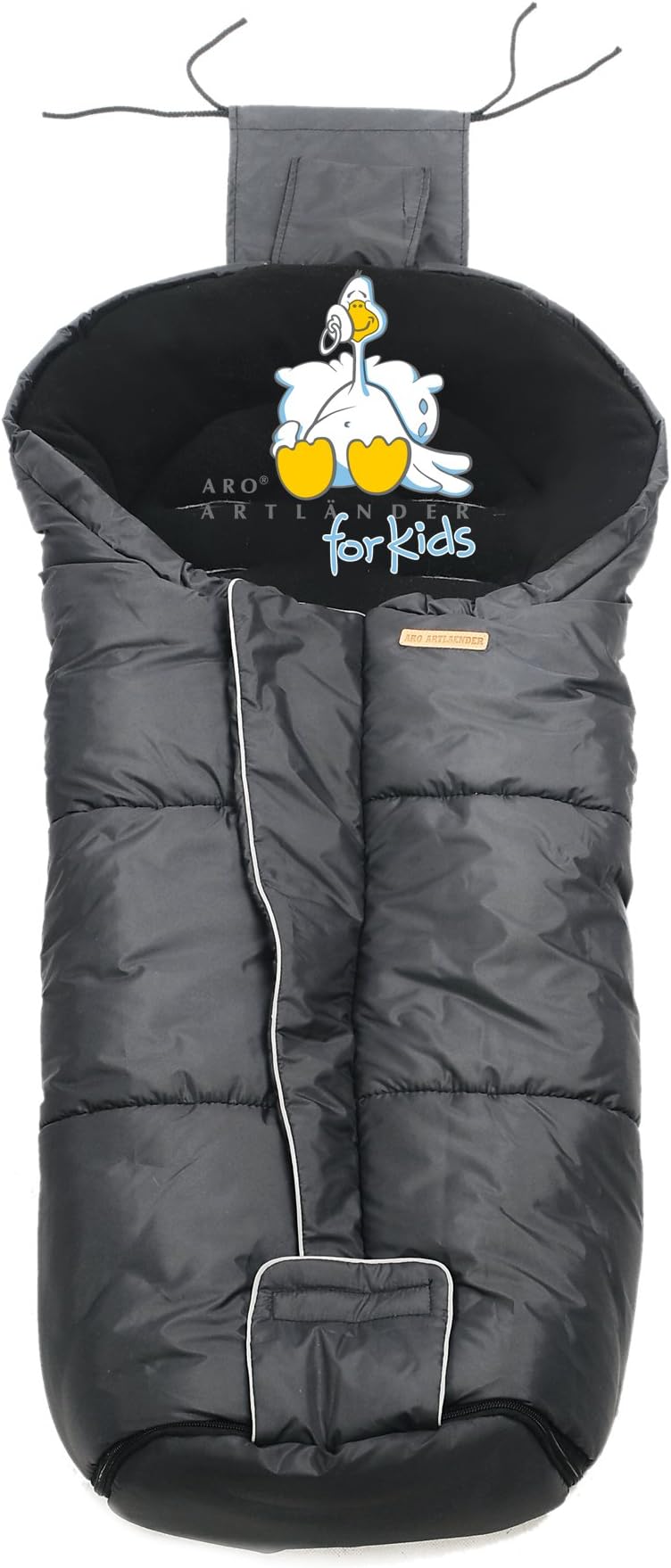 ARO Artländer879420 Techno Max Reflector Footmuff (Black/Silver