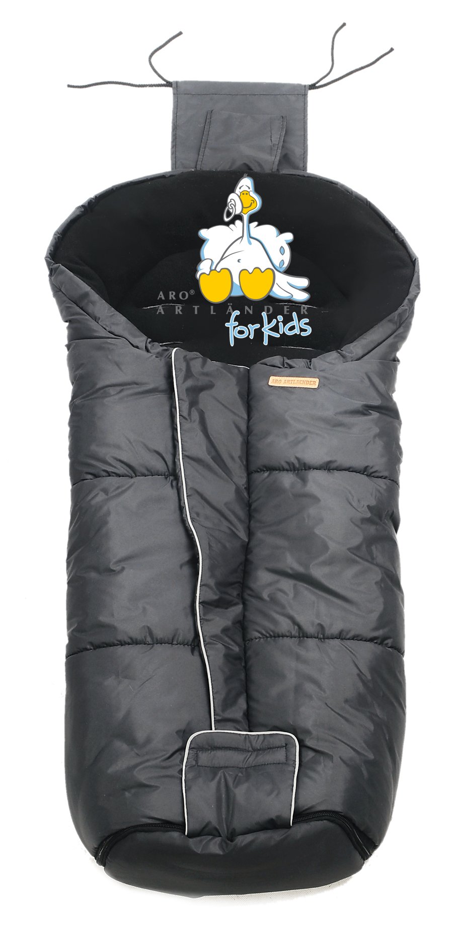 ARO Artländer879420 Techno Max Reflector Footmuff (Black/Silver