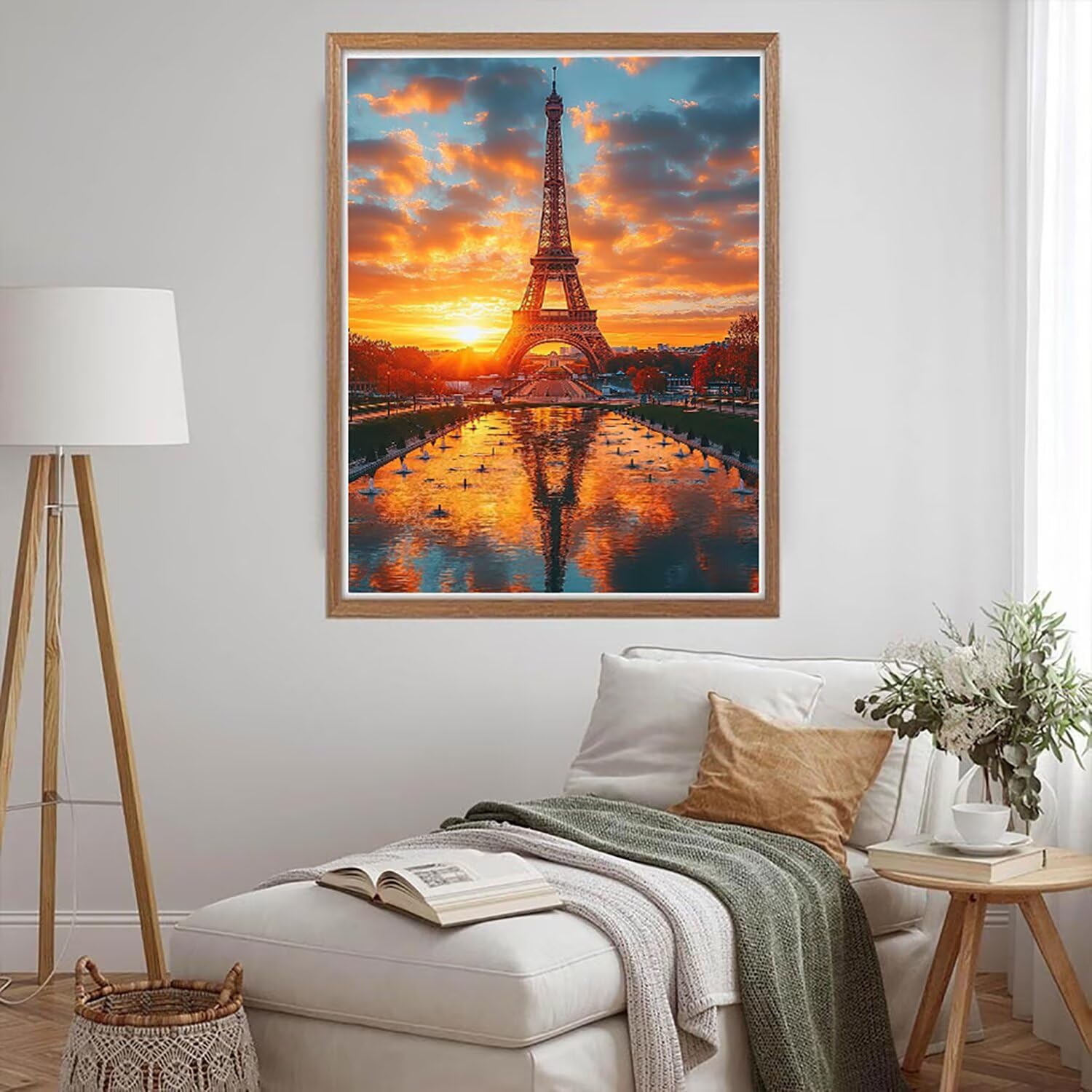 Diamentowe malowanie dla dorosłych Paryż pełne wiertło diamentowe malowanie tokarka do żelaza, haft diamentowy pełny zestaw 60 x 90 cm, DIY ręczna aktywność dla dorosłych, wyjątkowy prezent dla