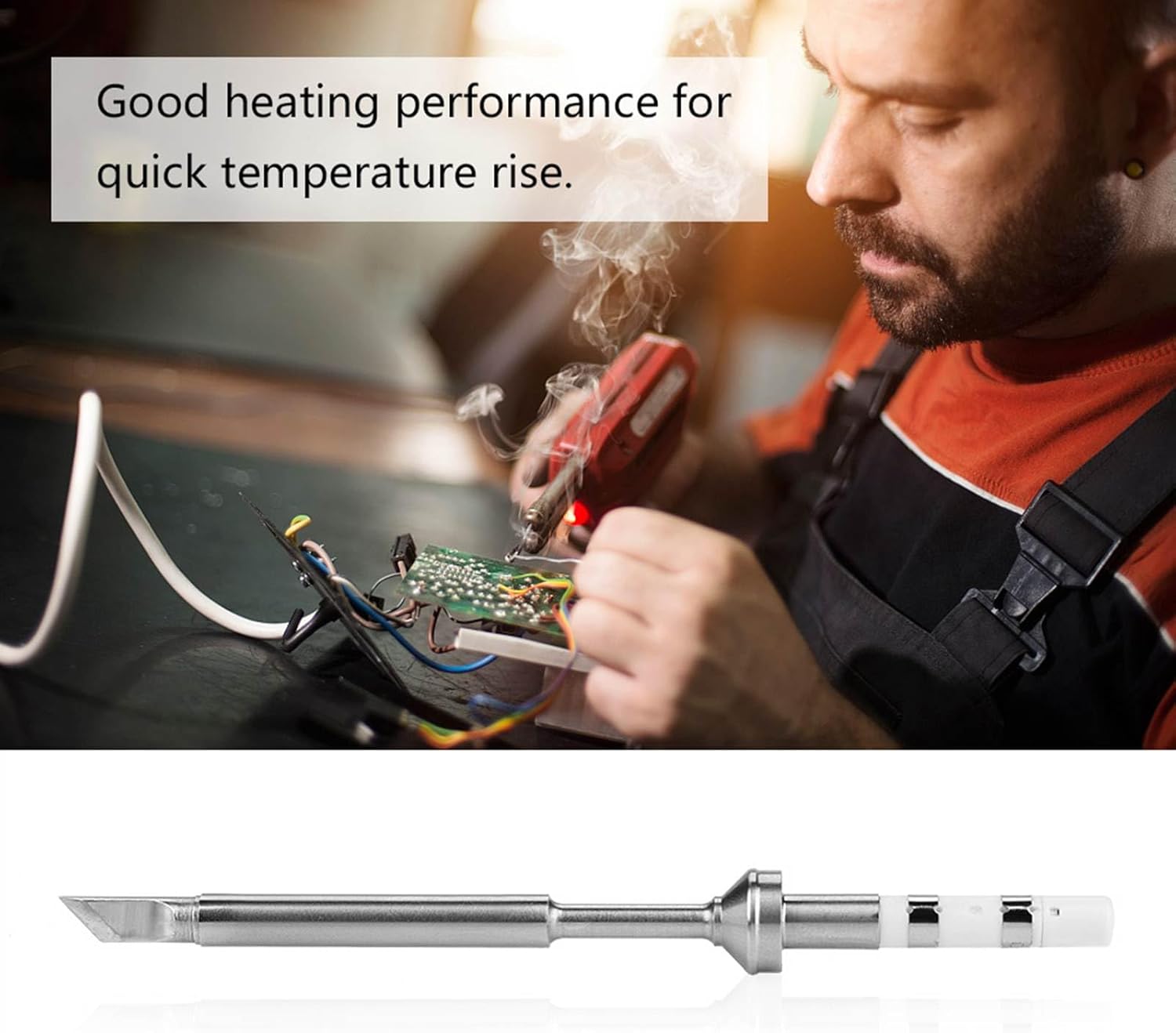 1Pc Mini Stainless Steel TS100 Soldering Iron Tip Electric Soldering Iron Tip for TS100 Soldering Iron(TS-K)