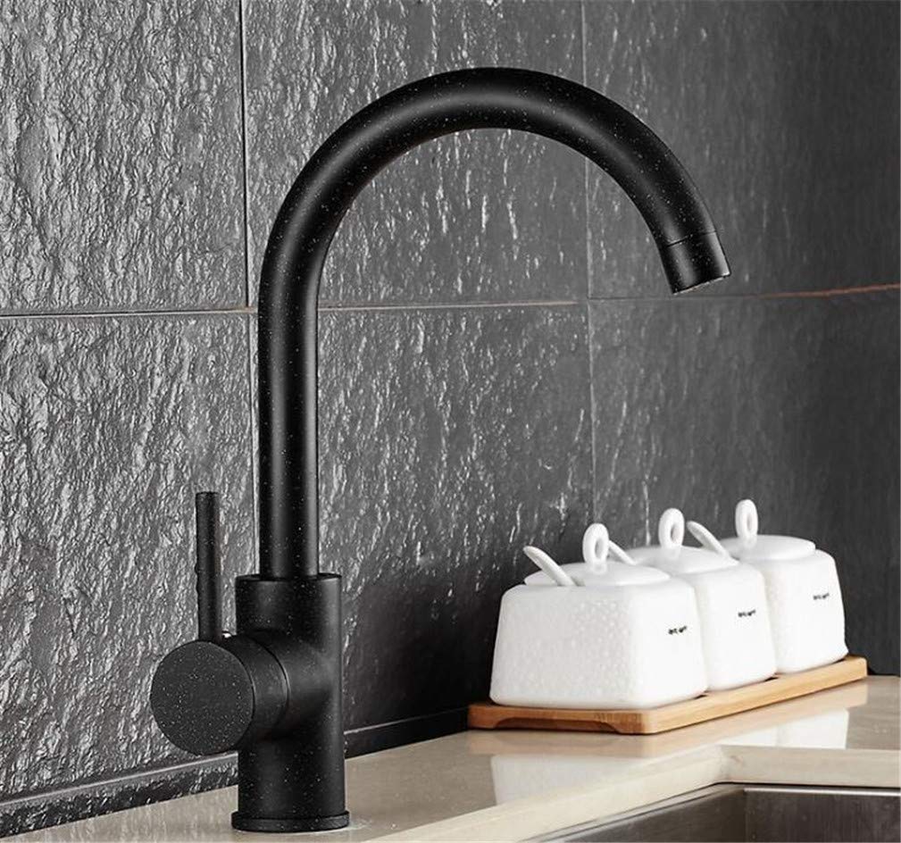 Grifo de cocina de cobre negro para renovar el fregadero y preparar tus recetas diarias 5