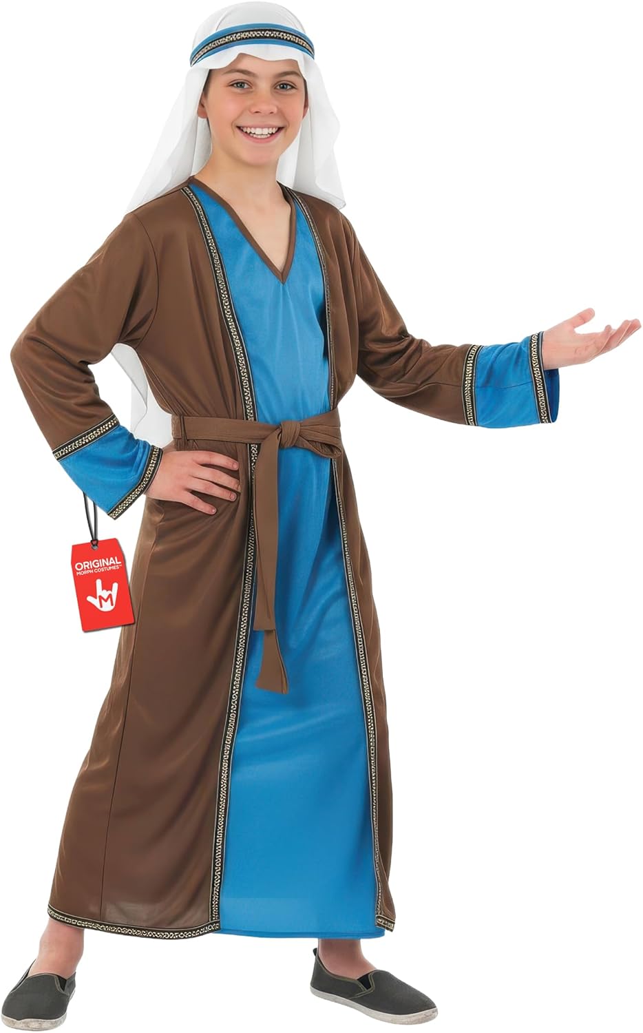fun shack St Joseph Costume for Kids, Boys Shepherd Costume, Christmas Costumes for Kids, Boys Nativity Costumes