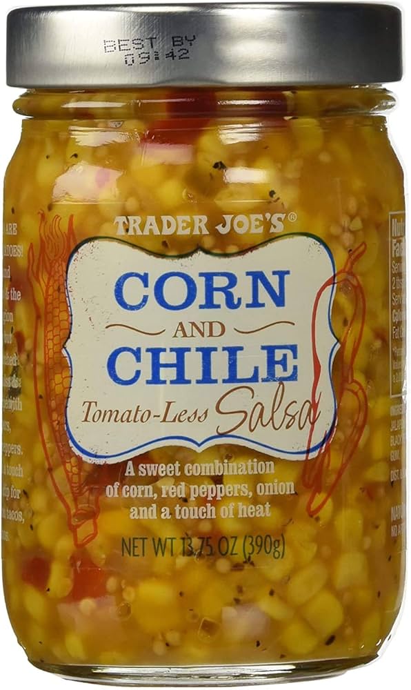 Amazon.com: Trader Joe's Corn and Chile Tomato-less Salsa 13.75 oz