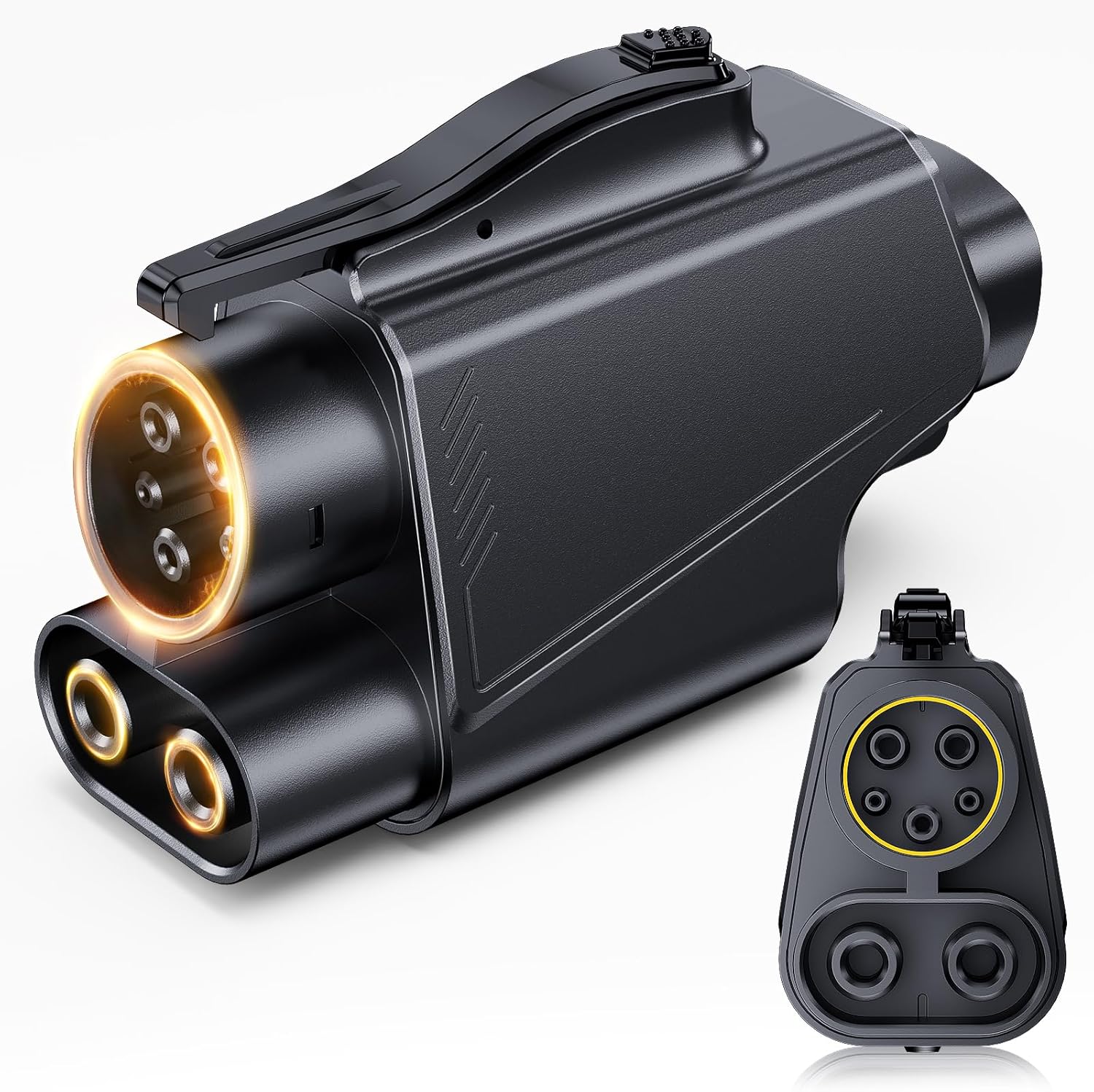 Product image of NACS to CCS1 Tesla Charger Adapter, 2025 Upgraded Max 500A 1000Vnacs DC Adapter Fast Charge for EV Charging Tesla Supercharger Stations EV Charger Adapter Compatible with Ford GM Rivian Polestar EVs