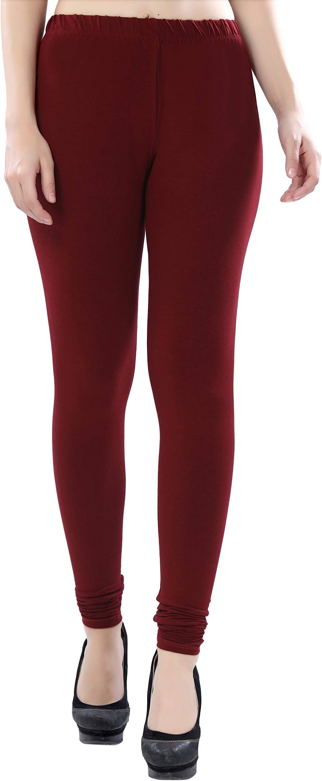 Ultra Soft Cotton 4 Way Stretchable Churidar Solid Regular and Plus 20 Colours Leggings for Womens and Girls -Sizes :-M, L, XL, 2XL, 3XL, 4XL, 5XL, 6XL
