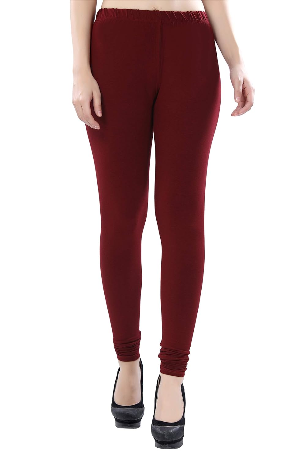 TRASA Ultra Soft Cotton 4 Way Stretchable Churidar Solid Regular and Plus 20 Colours Leggings for Womens and Girls -Sizes :-M, L, XL, 2XL, 3XL, 4XL, 5XL, 6XL