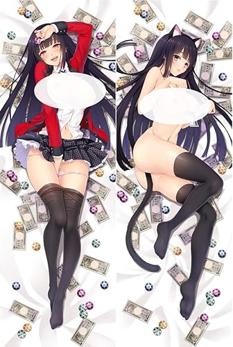 Amazon 賭ケグルイ 蛇喰夢子 はだかver 両面プリント 2wayトリコット キャラグッズ アニメ 等身大 抱き枕カバー Anime Pillow Cover サイズ選択可 アニメ 萌えグッズ 通販