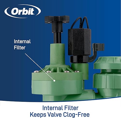 Vista 21 de Orbit 57065 Válvula antisifón automática de latón FPT de 3/4 pulgadas con control de flujo
