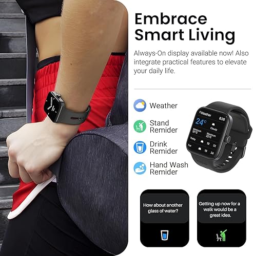 Miniatura 7 de S4 AcuFit One - Reloj inteligente con pantalla AMOLED de 1.78 pulgadas para hombres y mujeres, marcación de llamadas Bluetooth, rastreador de