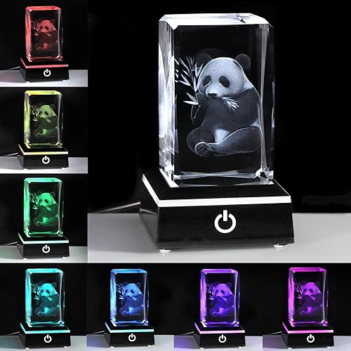 Miniatura 30 de Qianwei Bola de cristal láser 3D, regalos de delfín para mujeres y hombres, figuras de cristal para decoración de habitación, cumpleaños para 2