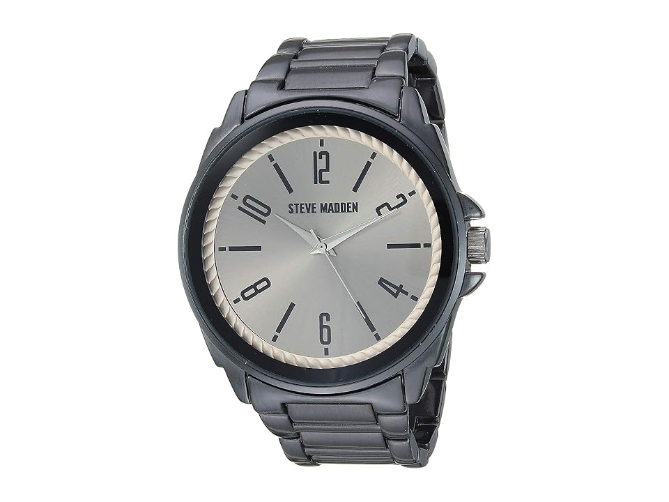 

Steve Madden Alloy Band Watch SMW195 (Black) Watches