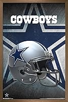 Vista 11 de Trends International NFL Dallas Cowboys - Póster de pared de casco 16, 22.375" x 34", paquete de póster y soporte
